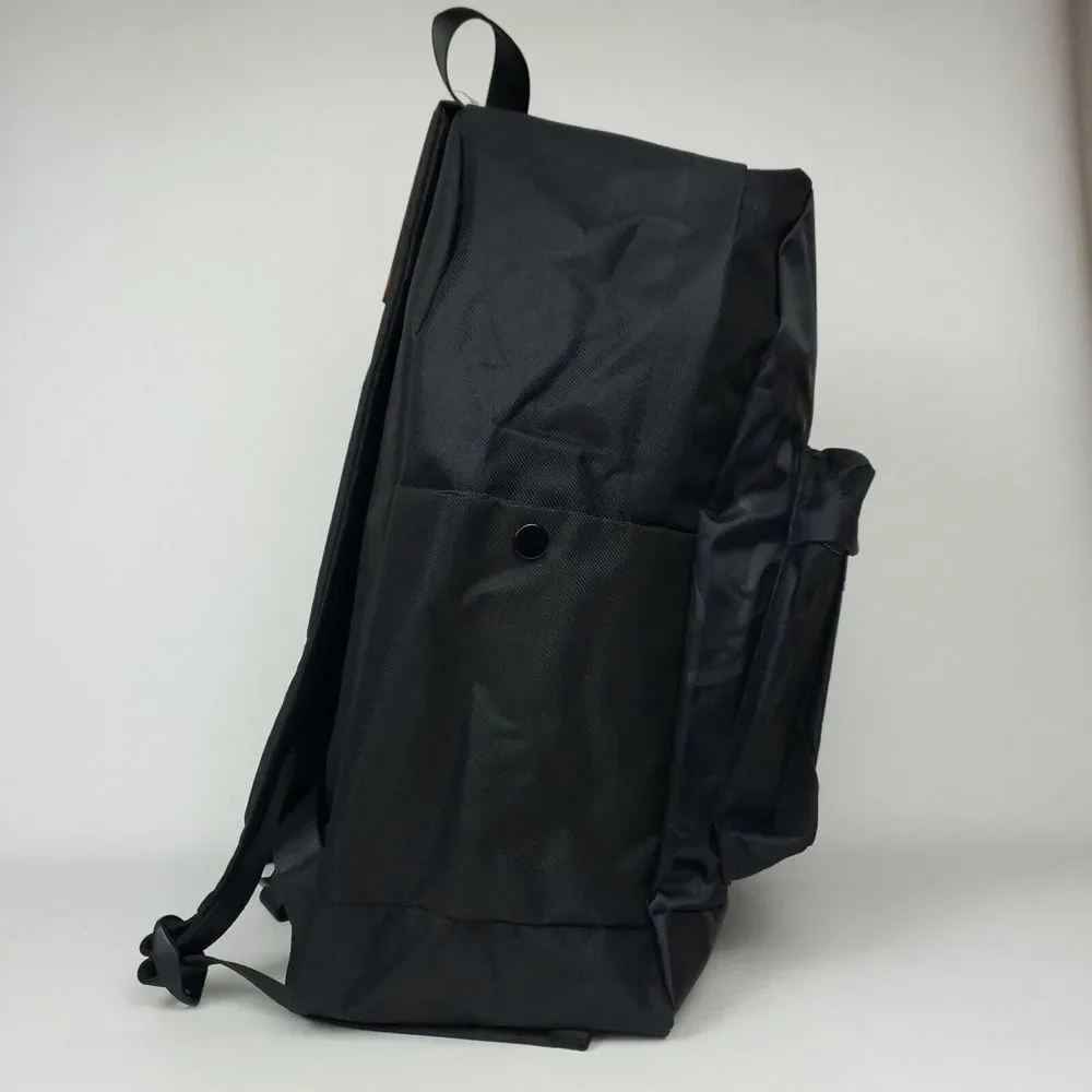 Chicago Bulls Mitchell & Ness NBA Backpack 2 Zipper‎ Pockets 3D Logo Black NWT